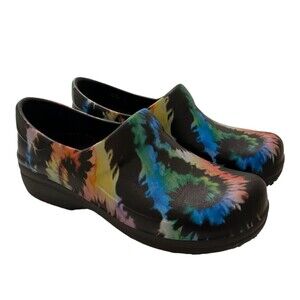 Crocs Womens Neria Pro II Graphic Clogs Slip Resistant Work Shoes Size 7